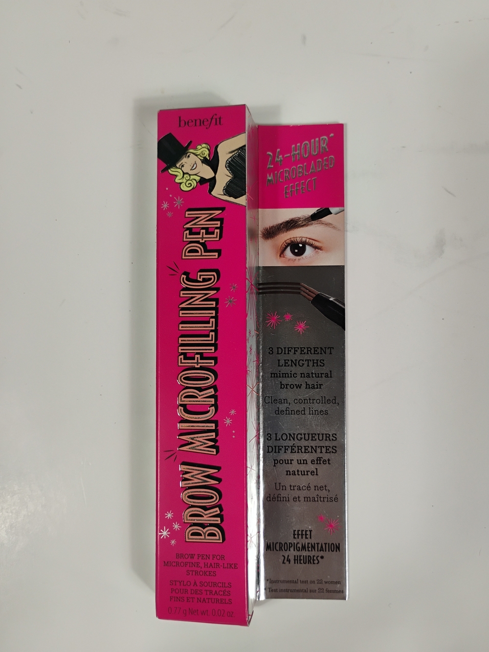 Benefit Brow Microfilling Pen - Hot Pink Packaging